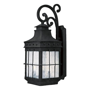 Nantucket-3 Light Outdoor Wall Lantern in Early American style-8.5 Inches wide by 22.5 inches high - 65122