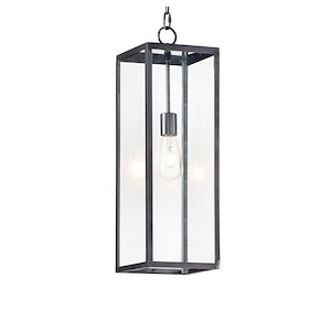 Catalina-1 Light Outdoor Hanging Lantern-7 Inches wide by 22.5 inches high - 1213581