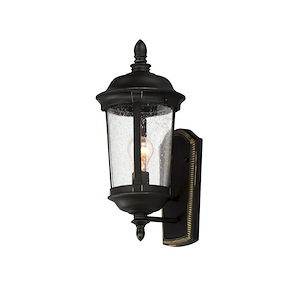 Dover DC-1 Light Outdoor Wall Lantern in Mediterranean style-8 Inches wide by 19.5 inches high - 1213630