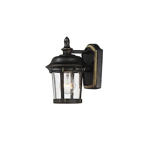 Dover DC-1 Light Outdoor Wall Lantern in Mediterranean style-8 Inches wide by 19.5 inches high - 1213861