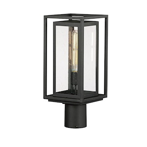 Cabana - 1 Light Outdoor Post Mount-16.75 Inches Tall and 7 Inches Wide