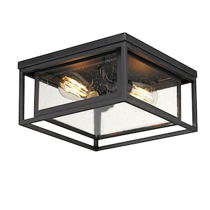Cabana - 2 Light Outdoor Flush Mount-6 Inches Tall and 12 Inches Wide - 1306210