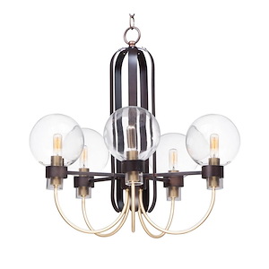 Bauhaus-Five Light Chandelier-24 Inches wide by 24 inches high