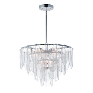 Glacier-9 Light Chandelier-24 Inches wide by 17 inches high