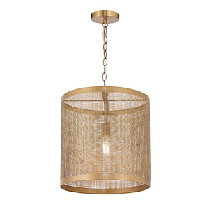 Hatcher - 1 Light Pendant-17.5 Inches Tall and 15 Inches Wide - 1342455
