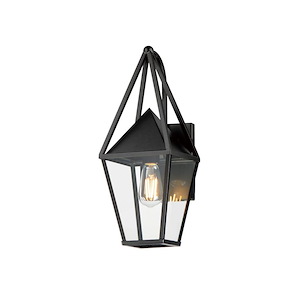 Bavaria - 1 Light Small Outdoor Wall Sconce-18 Inches Tall and 7 Inches Wide - 1342461