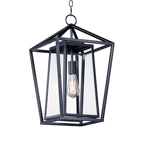 Artisan-One Light Outdoor Hanging Lantern-12 Inches wide by 20.5 inches high