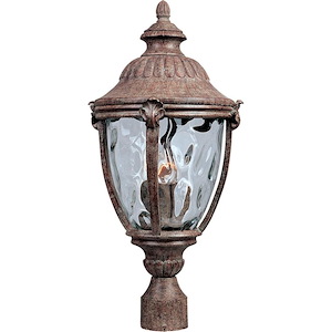 Morrow Bay DC-Three Light Outdoor Pole/Post Mount in European style-10.5 Inches wide by 24 inches high