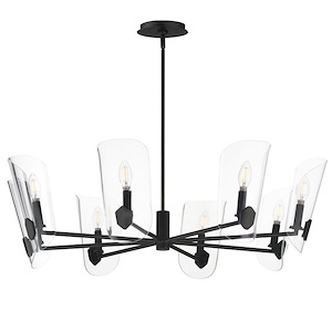 Armory - 8 Light Chandelier-10.25 Inches Tall and 35.75 Inches Wide - 1326795