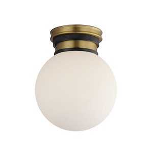 San Simeon - 7W 1 LED Semi-Flush Mount-11.75 Inches Tall and 7.75 Inches Wide - 1284192