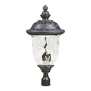 Carriage House DC-Three Light Outdoor Pole/Post Mount in Early American style-14 Inches wide by 29 inches high