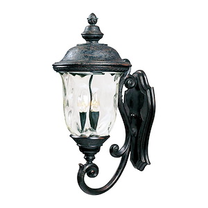 Carriage House DC-3 Light Outdoor Wall Lantern in Early American style-14 Inches wide by 31 inches high