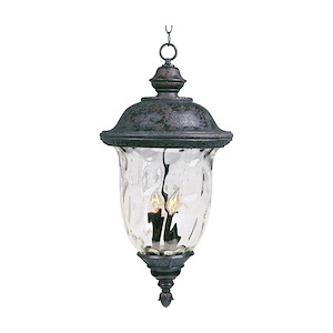 Carriage House DC-Three Light Outdoor Hanging Lantern in Early American style-12.5 Inches wide by 24.5 inches high - 1213922
