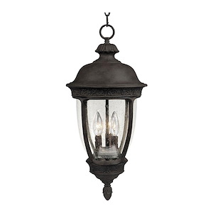Knob Hill DC-Three Light Outdoor Hanging Lantern in European style-13 Inches wide by 26.5 inches high - 1213762