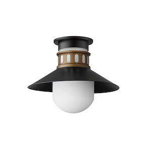 Admiralty - 1 Light Outdoor Flush Mount-10.25 Inches Tall and 12 Inches Wide