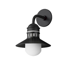 Admiralty - 1 Light Outdoor Wall Mount-14.5 Inches Tall and 9.75 Inches Wide