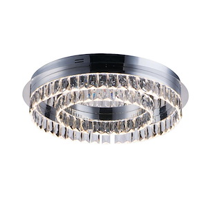 Icycle-42W 1 LED Flush Mount-21.5 Inches wide by 4.5 inches high