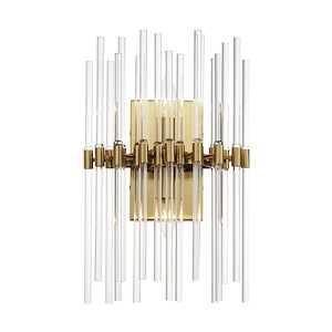 Divine - 2 Light Wall Sconce In Glam Style-19.5 Inches Tall and 11 Inches Wide