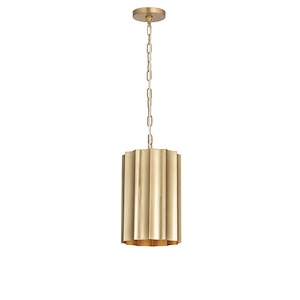 Allegra - 1 Light Mini Pendant-14 Inch Tall and 9.5 Inch Wide - 1377292