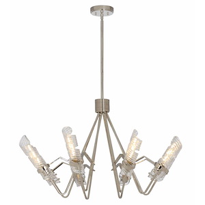 Milano-Eight Light Chandelier-37.75 Inches wide by 22.25 inches high - 819444