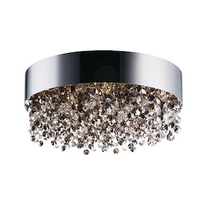 Mystic-33W 11 LED Flush Mount in Glam style-16 Inches wide by 6.25 inches high - 1027798