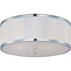 Metro-Three Light Flush Mount in Modern style-15.75 Inches wide by 7.5 inches high - 284702