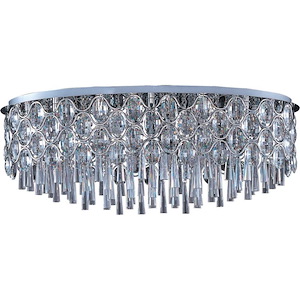 Jewel-Twenty-Three Light Flush Mount in Crystal style-20 Inches wide by 13.5 inches high