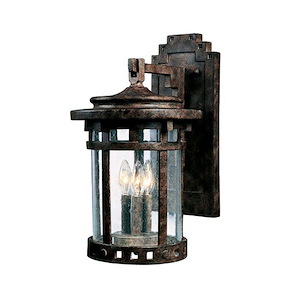 Santa Barbara VX-Three Light Outdoor Wall Mount in made with Vivex Material for Coastal Environments - 168618