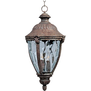 Morrow Bay VX-Three Light Outdoor Hanging Lantern in European style made with Vivex Material for Coastal Environments - 168713