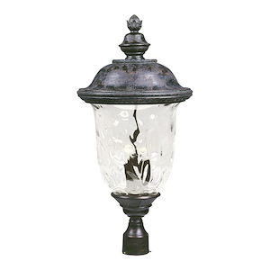 Carriage House VX - Three Light Outdoor Pole/Post Lamp made with Vivex Material for Coastal Environments - 168708