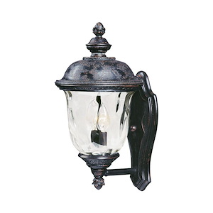 Carriage House VX-Two Light Outdoor Wall Mount in Early American style made with Vivex Material for Coastal Environments