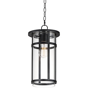 Clyde Vivex - 1 Light Outdoor Pendant-17.5 Inches Tall and 9 Inches Wide