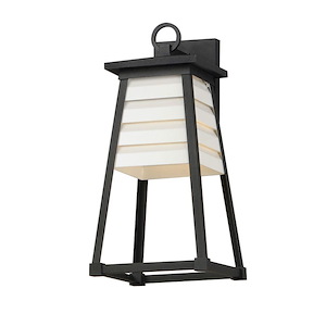 Shutters - 1 Light Outdoor Wall Mount-18 Inches Tall and 8.5 Inches Wide - 1284115