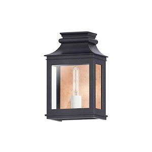 Savannah VX - 1 Light Small Outdoor Wall Mount-12.5 Inches Tall and 7.75 Inches Wide