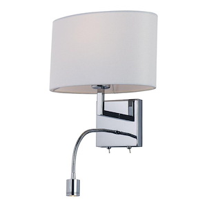Hotel-9W 1 LED Wall Sconce-11 Inches wide by 21 inches high