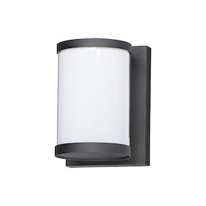 Barrel-15W 1 LED Outdoor Wall Mount-5 Inches wide by 7.25 inches high