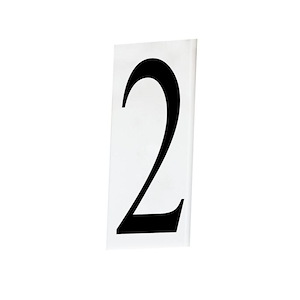 Address-House Number 2-2.25 Inches wide by 0.5 inches high - 819376