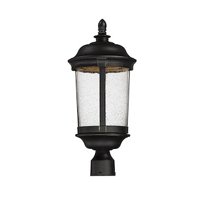 Dover-12W 1 LED Outdoor Post Lantern-9.25 Inches wide by 21 inches high - 462832