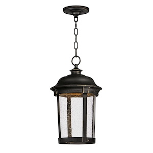 Dover-12W 1 LED Outdoor Hanging Lantern-9.5 Inches wide by 16.5 inches high - 514068