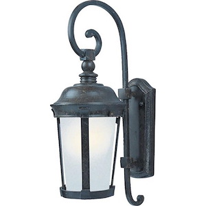 Dover-9W 1 LED Outdoor Wall Mount-8 Inches wide by 19.5 inches high