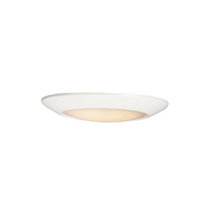 Diverse - 12W 1 LED Flush Mount-1.25 Inch Tall and 6 Inch Wide - 1213930