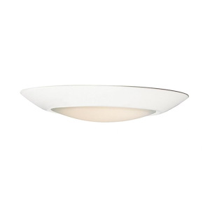 Diverse-15W 4000K 1 LED Flush Mount in Commodity style-7.5 Inches wide by 1.25 inches high