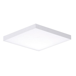 Trim-15W 1 LED Flush Mount-6.25 Inches wide by 0.75 inches high