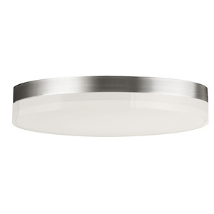 Illuminaire II-20W 1 LED Round Flush Mount-11 Inches wide by 1.75 inches high - 882580