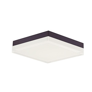 Illuminaire II-18W 1 LED Square Flush Mount-8.5 Inches wide by 1.75 inches high - 882585