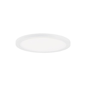 Chip-12W 1 LED Round Flush Mount-5.25 Inches wide by 0.5 inches high