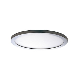 Wafer - 20W 1 LED Round Flush Mount-0.5 Inches Tall and 10 Inches Wide - 1306258