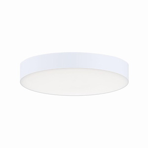 Trim - 12.5W 1 LED Round Flush Mount-0.5 Inches Tall and 5 Inches Wide