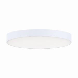 Trim - 15W 1 LED Round Flush Mount-1 Inches Tall and 7 Inches Wide