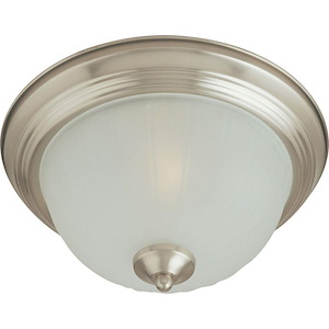 Essentials-1 Light Flush Mount in Early American style-12 Inches wide by 4 inches high - 1213963